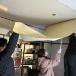 天井の壁紙貼りをしました！ by 広島リフォーム塾 ～毎日ブログ1160日目