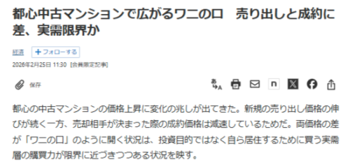 マンション価格高騰下でも「安いマンション」はあります！ by 日経読まれた記事ランキング ～毎日ブログ1941日目